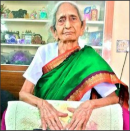 Family tree of Pingali Venkayya, designer of the Indian National Flag, showing his parents, wife Rukminamma, and children including Ghantasala Sitamahalakshmi, Pingali Parasuramaiah, and Pingali Chalapathi Rao